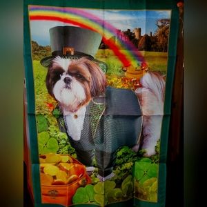 St. Patricks Shih Tzu flag Willabee and Ward
